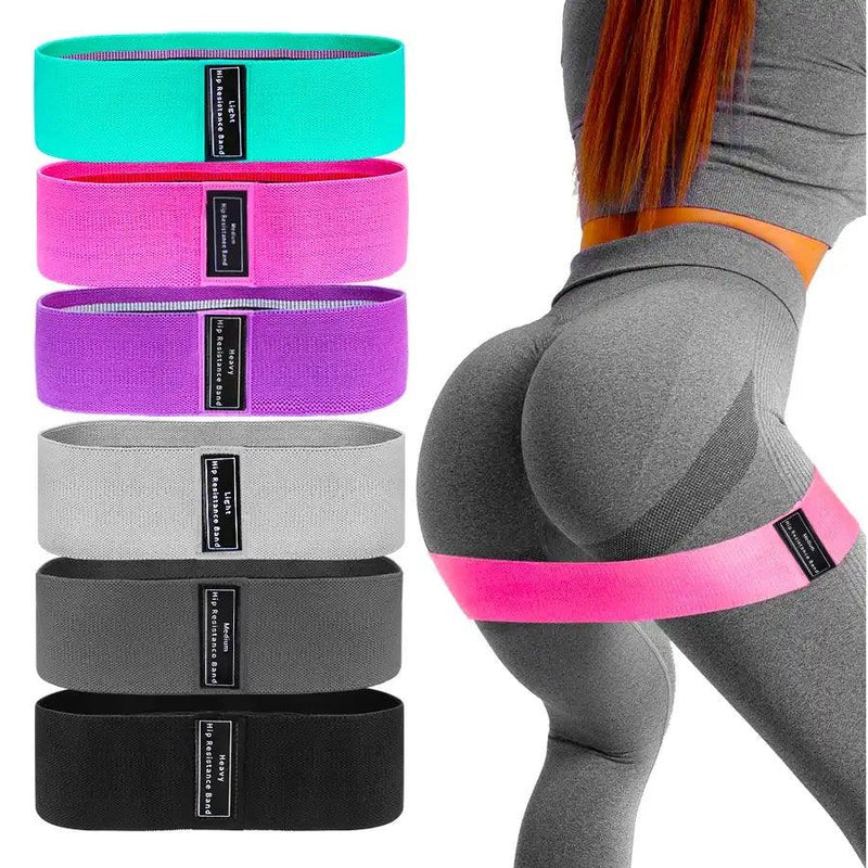 Fabric Resistance Bands Hip Booty Glute Thigh Elastic Workout Bands Squat Circle Stretch Straps Fitness Loops Yoga Gym Equipment - Explode Shop 