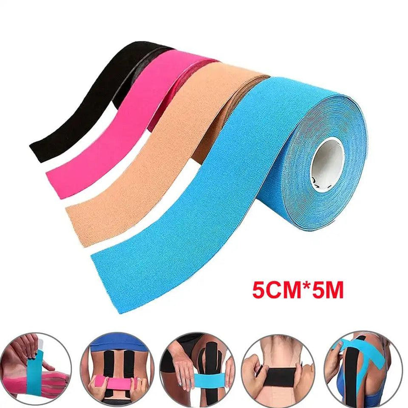 5cmx5m Sports Kinesiology Elastic Tape Muscle Pain Relief Fitness Running Tennis Swimming Football - Explode Shop 
